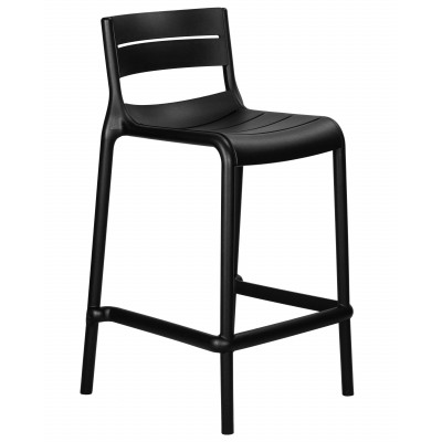 Набор 4 шт Стул полубарный DOBRIN NESSA (черный (B-03))