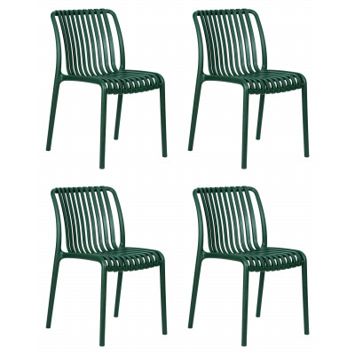 Набор 4 шт Стул обеденный DOBRIN WALTER (темно-зеленый) - купить в Екатеринбурге, в наличии