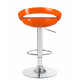 Набор 2 шт Стул барный DOBRIN DISCO (оранжевый) - купить в Екатеринбурге, в наличии