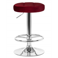 Табурет барный DOBRIN BRUNO (бордовый велюр (MJ9-43))