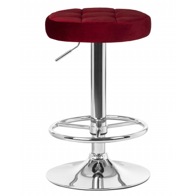 Табурет барный DOBRIN BRUNO (бордовый велюр (MJ9-43)) - купить в Екатеринбурге, в наличии