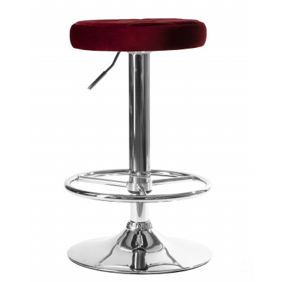 Табурет барный DOBRIN BRUNO (бордовый велюр (MJ9-43)) - купить в Екатеринбурге, в наличии