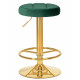Табурет барный DOBRIN BRUNO GOLD (зеленый велюр (MJ9-88)) - купить в Екатеринбурге, в наличии