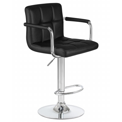 Стул барный DOBRIN KRUGER ARM (чёрный) - купить в Екатеринбурге, в наличии