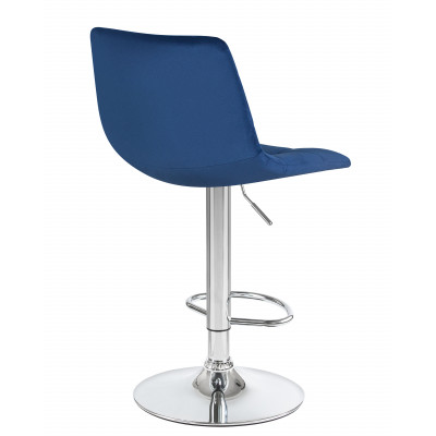 Набор 2 шт Стул барный DOBRIN TAILOR (синий велюр (MJ9-117)) - купить в Екатеринбурге, в наличии