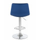 Набор 2 шт Стул барный DOBRIN TAILOR (синий велюр (MJ9-117)) - купить в Екатеринбурге, в наличии