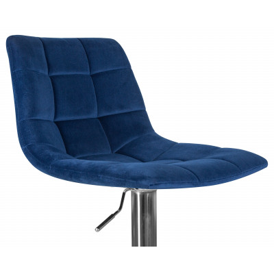 Набор 2 шт Стул барный DOBRIN TAILOR (синий велюр (MJ9-117)) - купить в Екатеринбурге, в наличии