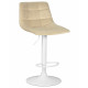 Набор 2 шт Стул барный DOBRIN TAILOR WHITE (бежевый велюр (MJ9-10)) - купить в Екатеринбурге, в наличии