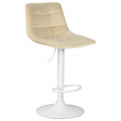 Набор 2 шт Стул барный DOBRIN TAILOR WHITE (бежевый велюр (MJ9-10)) - купить в Екатеринбурге, в наличии