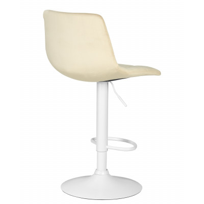 Набор 2 шт Стул барный DOBRIN TAILOR WHITE (бежевый велюр (MJ9-10)) - купить в Екатеринбурге, в наличии