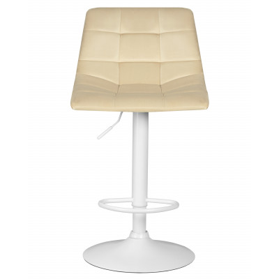 Набор 2 шт Стул барный DOBRIN TAILOR WHITE (бежевый велюр (MJ9-10)) - купить в Екатеринбурге, в наличии