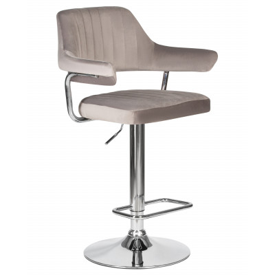 Стул барный DOBRIN CHARLY (серый велюр (MJ9-75)) - купить в Екатеринбурге, в наличии