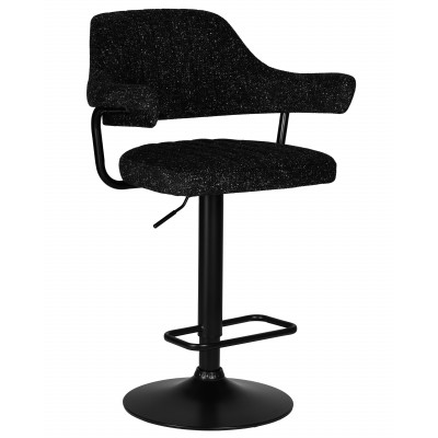 Набор 2 шт Стул барный DOBRIN CHARLY BLACK (черный твид (LEO18)) - купить в Екатеринбурге, в наличии