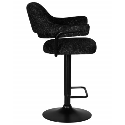 Набор 2 шт Стул барный DOBRIN CHARLY BLACK (черный твид (LEO18)) - купить в Екатеринбурге, в наличии
