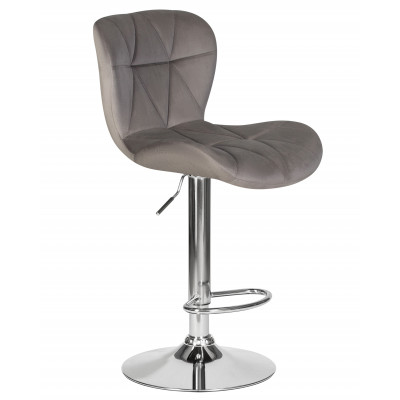 Стул барный DOBRIN BARNY (серый велюр (MJ9-75))