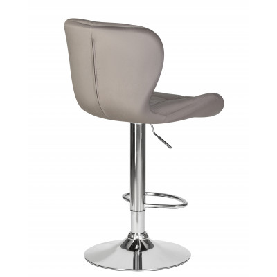Стул барный DOBRIN BARNY (серый велюр (MJ9-75))