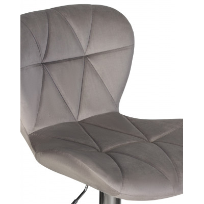 Стул барный DOBRIN BARNY (серый велюр (MJ9-75))