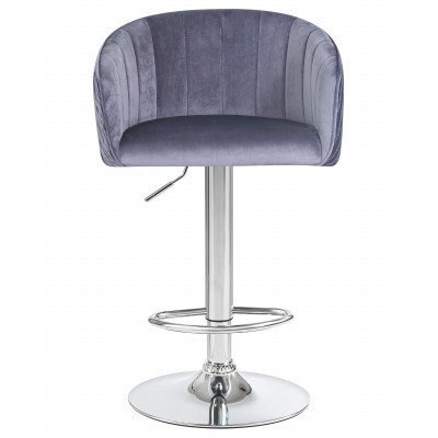 Стул барный DOBRIN DARCY (серый велюр (1922-19)) - купить в Екатеринбурге, в наличии