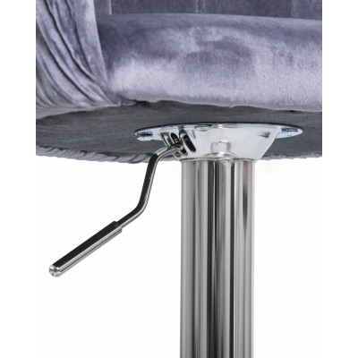 Стул барный DOBRIN DARCY (серый велюр (1922-19)) - купить в Екатеринбурге, в наличии