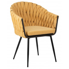 Стул обеденный DOBRIN MATILDA (жёлтая ткань (LAR 275-8))