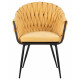 Стул обеденный DOBRIN MATILDA (жёлтая ткань (LAR 275-8))