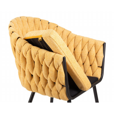 Стул обеденный DOBRIN MATILDA (жёлтая ткань (LAR 275-8))