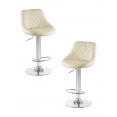 Набор 2 шт Стул барный DOBRIN LOGAN (кремовый)