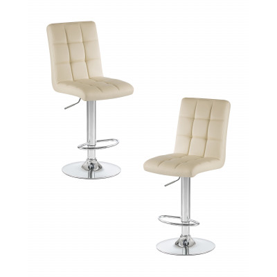 Набор 2 шт Стул барный DOBRIN KRUGER (кремовый) - купить в Екатеринбурге, в наличии