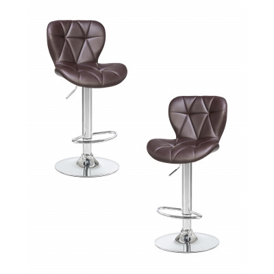 Набор 2 шт Стул барный DOBRIN BARNY (коричневый) - купить в Екатеринбурге, в наличии