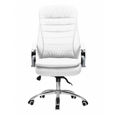 Офисное кресло для руководителей DOBRIN LYNDON (белый) - купить в Екатеринбурге, в наличии