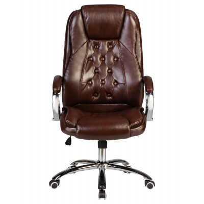 Офисное кресло для руководителей DOBRIN MILLARD (коричневый) - купить в Екатеринбурге, в наличии