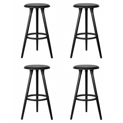 Набор 4 шт Стул барный DOBRIN ROYCE BLACK (чёрный (B-03))