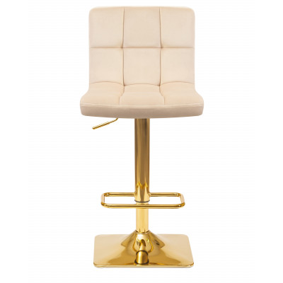 Набор 2 шт Стул барный DOBRIN GOLDIE (бежевый велюр (MJ9-10))