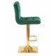 Стул барный DOBRIN GOLDIE (зеленый велюр (MJ9-88)) - купить в Екатеринбурге, в наличии