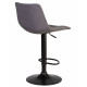 Набор 2 шт Стул барный DOBRIN TAILOR BLACK (серая ткань (188-55))
