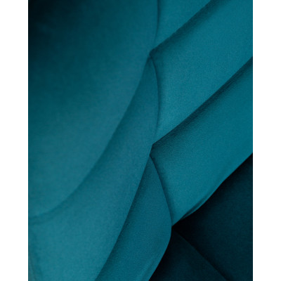 Стул барный DOBRIN TAILOR WHITE (морской волны велюр (MJ9-99)) - купить в Екатеринбурге, в наличии