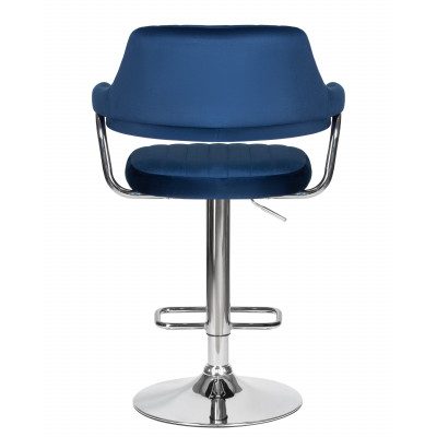 Стул барный DOBRIN CHARLY (синий велюр (MJ9-117))