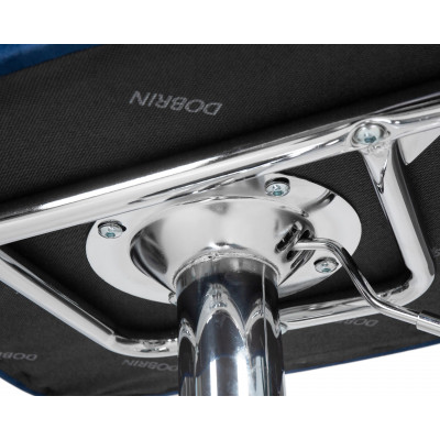 Стул барный DOBRIN CHARLY (синий велюр (MJ9-117))