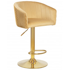 Стул барный DOBRIN DARCY GOLD (песочный велюр (1922-3))