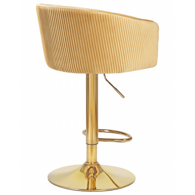 Стул барный DOBRIN DARCY GOLD (песочный велюр (1922-3))