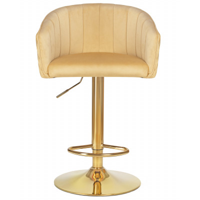 Стул барный DOBRIN DARCY GOLD (песочный велюр (1922-3))