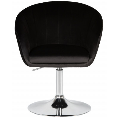 Кресло дизайнерское DOBRIN EDISON (черный велюр (1922-21)) - купить в Екатеринбурге, в наличии