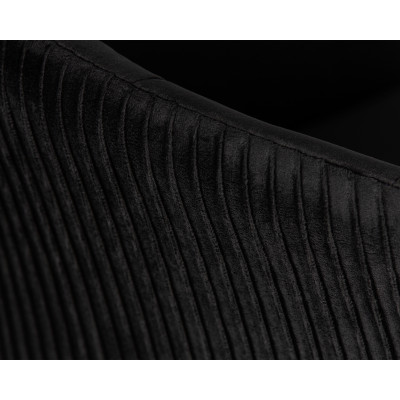 Кресло дизайнерское DOBRIN EDISON (черный велюр (1922-21)) - купить в Екатеринбурге, в наличии