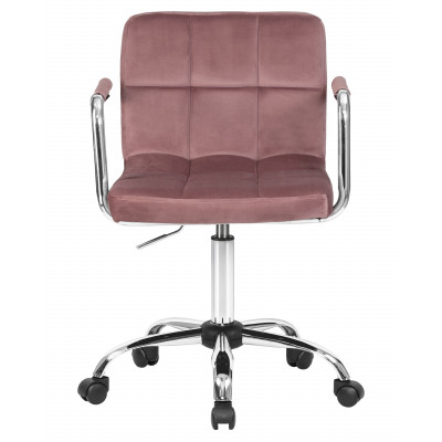 Набор 2 шт Офисное кресло для персонала DOBRIN TERRY (пудрово-розовый велюр (MJ9-32)) - купить в Екатеринбурге, в наличии