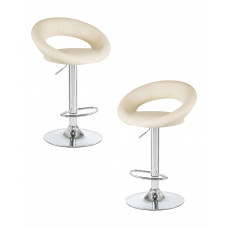 Набор 2 шт Стул барный DOBRIN MIRA (кремовый)