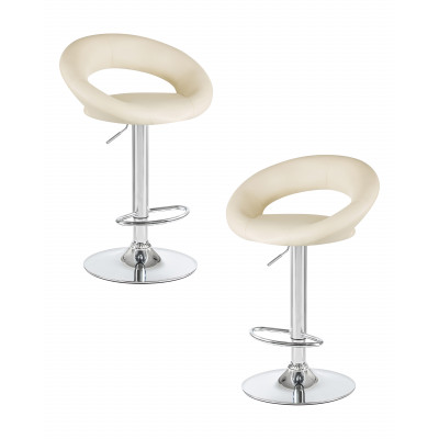 Набор 2 шт Стул барный DOBRIN MIRA (кремовый) - купить в Екатеринбурге, в наличии