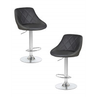 Набор 2 шт Стул барный DOBRIN LOGAN (серый)