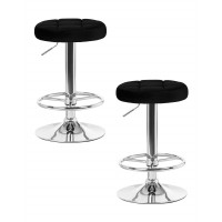 Набор 2 шт Табурет барный DOBRIN BRUNO (черный велюр (MJ9-101))