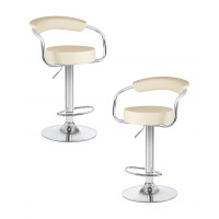 Набор 2 шт Стул барный DOBRIN MARTA (кремовый)