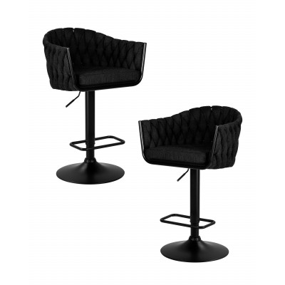 Набор 2 шт Стул барный DOBRIN LEON (черная ткань (LAR-275-33)) - купить в Екатеринбурге, в наличии